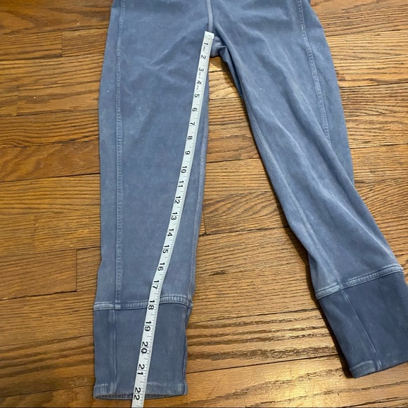 Lululemon special edition Wunder Under high waisted ribbed  light blue leggings - Picture 10 of 14